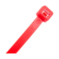 Нейлоновые стяжки FORTISFLEX КСС 5х300 красный 100 штук 61330