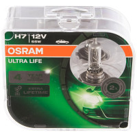 Автолампа Osram H7 55 PX26d ULTRA LIFE, 2шт 12V ,1,10 64210ULT-HCB