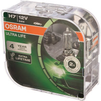 Автолампа Osram H7 55 PX26d ULTRA LIFE, 2шт 12V ,1,10 64210ULT-HCB