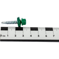 Кровельный саморез крепежная техника зеленая мята 250 шт 420232 БК