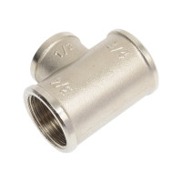 Латунный тройник PRO AQUA ВР резьбовой переходной 3/4x1/2x3/4 03-F20-F15-F20xb