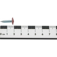 Прессшайба Качественный КРЕПЕЖ 4.2х19 мм, красная окись RAL 3009, острая, 250 шт 0300231 КЧ