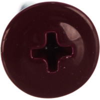 Прессшайба Качественный КРЕПЕЖ 4.2х19 мм, красное вино RAL 3005, острая, 250 шт 0300237 КЧ