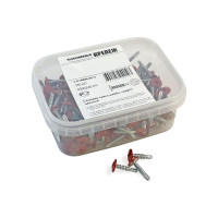 Прессшайба Качественный КРЕПЕЖ 4.2х19 мм, красно-коричневый RAL 3011, сверло, 250 шт 0300245 КЧ