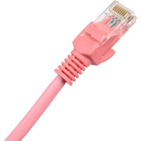 Многожильный патч-корд Cablexpert UTP кат.5e, 0.5м, литой, розовый PP12-0.5M/RO