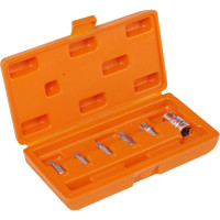 Набор бит вставок SPLINE (3/8", 30 мм, адаптер 1/2" DR, 6 предметов, в кейсе) Airline AT-B-49