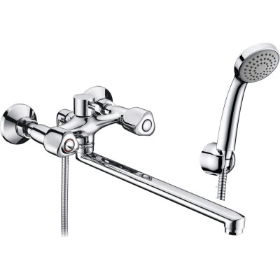 Смеситель для ванны с длинным изливом Ампер (Amper) WasserKraft 2902L