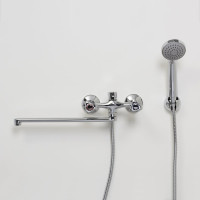 Смеситель для ванны с длинным изливом Ампер (Amper) WasserKraft 2902L