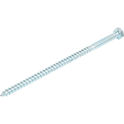 Шуруп с шестигранной головкой крепежная техника 6х120, 100 шт. БК 497116