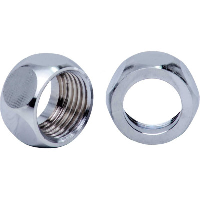 Комплект для вальцевания Kofulso 3/4" (2 гайки латунных, 2 прокладки резиновых, 2 стопорных кольца нерж.) КДВ 3/4"