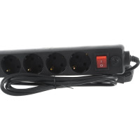 Сетевой фильтр PERFEO POWER+ 1,8м 6 розеток черный 30 012 501