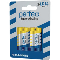 Алкалиновая батарейка PERFEO LR14 2 шт блистер 30 005 159