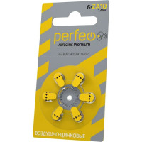 Батарейка для слуховых аппаратов PERFEO ZA10 6 шт блистер 30 010 660
