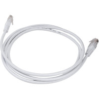 Патч-корд TWT RJ45-RJ45, 4 пары, UTP, категория 5е, 1.5 м, белый, 45-45-1.5-WH