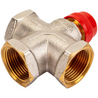 Трехходовой смесительный клапан 1" TMV-F25-F25-F25b