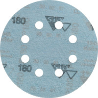 Круг шлифовальный на липучке siaflex 1948 (50 шт; 125 мм; 8 отверстий; P180) sia Abrasives sf50-125-8-180