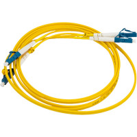 Оптический патч-корд TopLAN, дуплексный, LC/UPC-LC/UPC, SM 9/125, 2 м, DPC-TOP-652-LC/U-LC/U-2.0