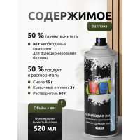 Акриловая универсальная эмаль REF хаки 520 мл 0310