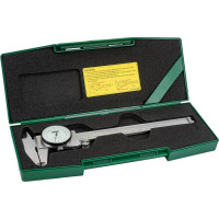 Штангенциркуль INSIZE Шцк-150 0.02мм вылет губок  40мм противоуд с вспом роликом 1312-150A