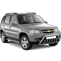 Рейлинги PT Group Серебристый муар Комфорт CHEVROLET Niva 2002-20/ LADA Niva 2020- 02010603 LNV551602