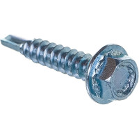 Саморез ZAMETAL 3,5 х 19 со сверлом и шестигранн. головкой  DIN 7504K, оц., уп. 1000 шт. ZA081290