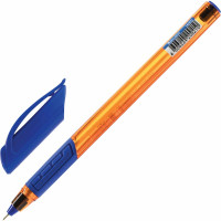 Ручка BRAUBERG шариковая масляная с грипом Extra Glide GT Tone Orange СИНЯЯ 0,7 мм, 0,35 мм 12 шт 142923