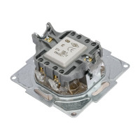 2-клавишный выключатель GUNSAN Eqona с индикацией крем 16401200-250104