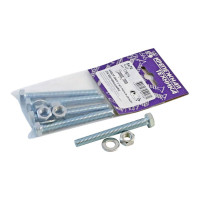 Болт с ш/г крепежная техника набор, полная резьба, din 933, 8x70, 4 шт. 17874