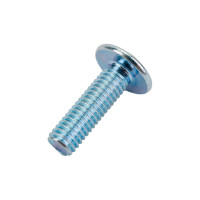 Винт с фланцем ЦКИ ISO 7380-2, М3x10, 10.9, Ц, 125 шт. 33287