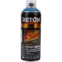 Грунт-эмаль для художественных и декоративных работ Deton ART синий, аэрозоль 520 мл DTN-A70681