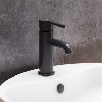 Смеситель для умывальника Damixa Scandinavian Pure чёрный 360210300