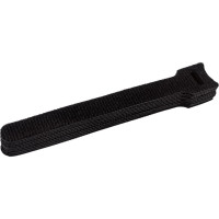 Хомут для кабеля Cabeus липучка с мягкой застежкой, 150x14 мм, черный, 10 шт. CLAMP-150-BK