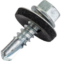 Кровельный саморез МЕТАЛЛСЕРВИС 5,5x19 цинк, по металлу, 150 шт. 1242745