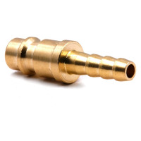 Соединение быстросъемное пневматическое HQ-PH7 «папа»-елочка 8 мм (латунь) HQ-mech УТ000002478