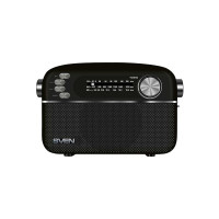 Радиоприёмник SVEN АС SRP-505 черный, 3 Вт, Bluetooth, FM/AM/SW, USB, microSD, AUX, встроенный аккумулятор SV-020446
