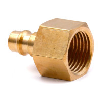 Соединение быстросъемное пневматическое HQ-PF12 «папа»-внутр. резьба 1/2" (латунь) HQ-mech УТ000002477
