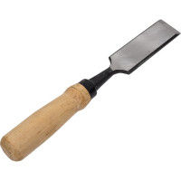 Плоская стамеска Арефино Инструмент горячая штамповка, с деревянной ручкой, 32 мм С225