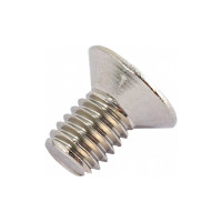 Винт с потайной головкой ВИРТУОЗ крестовой шлиц 6x10 мм, DIN 965, нержавеющая сталь А2, 4 шт. 44864