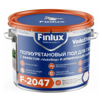 Наливной полиуретановый пол для гаража Finlux F-2047 идеальный, красивый,  бежевый, 20 кв.м. 4603783207305