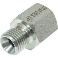 Переходной ниппель TITAN LOCK сталь, 1/4", НР BSP/ВР NPT, TL1/4RMBS-FNP