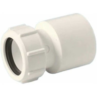 Трубный компрессионный переходник McAlpine Дн=50мм х Ду=32мм., белый 5032J-WH