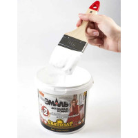 Эмаль для ванных комнат Finlux Святозар-32 ведро, 1 кг, белый 4603783200054