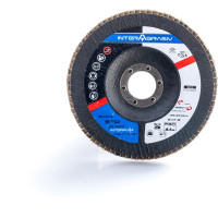 Конический лепестковый круг ZC721X STD 125x22 мм, цирконий, Р80 Interflex 1003803041