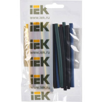 Набор ТТУ IEK нг-ls 4/2мм l=100мм 7 цветов 21шт/упак UDR10-004-002-021-S