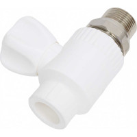 Шаровой прямой кран для радиатора СТМ PP-R DN ПЛАСТ 20х3/4" CPRS2034