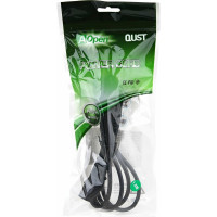 Компьютерный кабель AOpen/Qust розетка 220V угловая Евровилка VDE 3G*0,5mm2 Aopen ACE021-1.8M