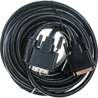 Кабель Cablexpert DVI-D, dual link, 25M/25M, 10м, CCS, черный CC-DVI2L-BK-10M