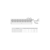 Перфорированный профиль EKF Z-образный 25х30х2000мм ppz2530-2-2