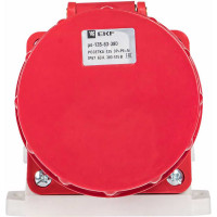 Стационарная наружная розетка EKF 135 3Р+РЕ+N 63А 380В IP67 ps-135-63-380