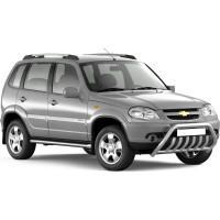 Рейлинги PT Group Серебристый муар Комфорт CHEVROLET Niva 2002-20/ LADA Niva 2020- 02010603 LNV551602
